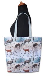 Látková nákupní taška lesní zvěř
