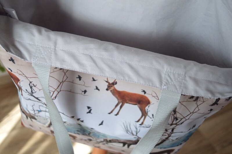 Látková nákupní taška lesní zvěř