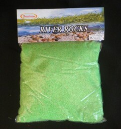 Dekorační písek 500g - zelená