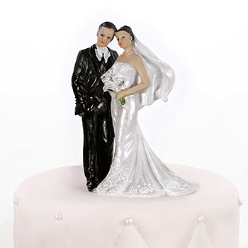 Figurka na svatební dort ženich a nevěsta 1