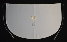 Saténový champagne bryndák s mašlí