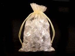 Dárkový pytlík 10x15 cm organza - champagne