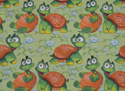 Bavlněný ubrousek na svačinu Želvy