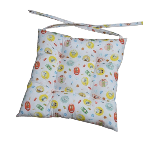 Podsedák na židli do školy 33x33 cm Spongebob