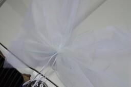 Organza - mašle z organzy na auto
