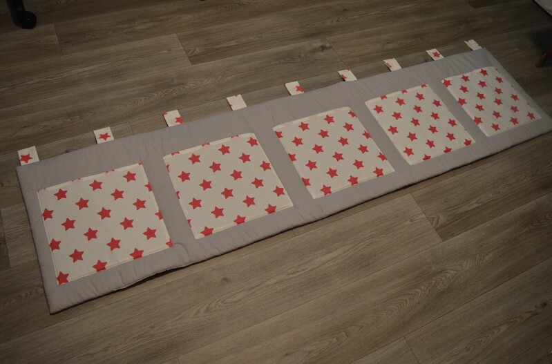 Velký kapsář na stěnu 200x50 cm Hvězdička