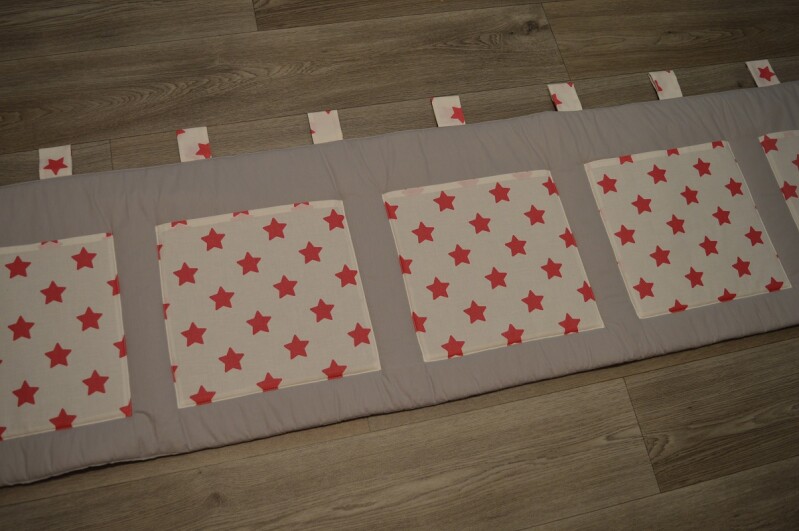 Velký kapsář na stěnu 200x50 cm Hvězdička