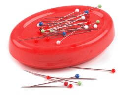 Magnetická podložka pod jehly - červená