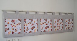 Velký kapsář na zeď 200x50 cm - Pejsek hasič