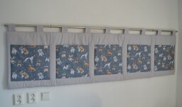 Velký kapsář/mantinel na zeď 200x50 cm Psí plemena