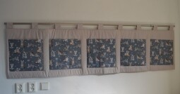 Velký kapsář 200x50 cm Koťátka na šedobéžové