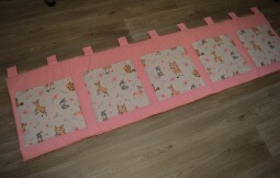 Velký kapsář na zeď 200x50 cm Zajíc a srnka