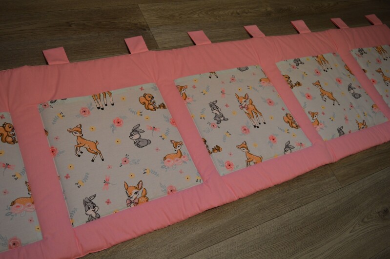 Velký kapsář na zeď 200x50 cm Zajíc a srnka