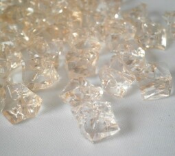 Akrylové krystalky - béžová