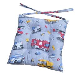 Podsedák na školní židli 33x33 cm Záchranné složky na šedé