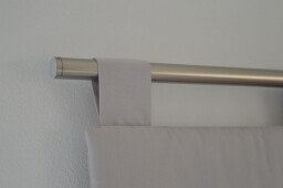 Velký kapsář na zeď 200x50 cm šedá Trojúhelníky