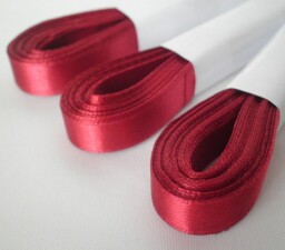 Atlasová stuha 9mm - bordo (5 metrů)