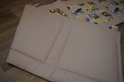 Velký kapsář na zeď 200x50 cm světle šedá Stavební stroje