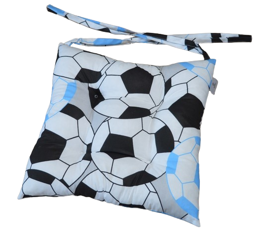 Podsedák na židli do školy 33x33 cm Fotbal 