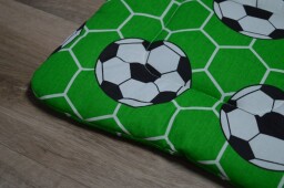 Podsedák na židli do školy 34x34 cm Fotbalové míče