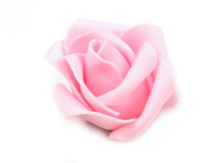 Pěnová růže Ø4,5 cm - světle růžová