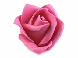 Pěnová růže Ø4,5 cm - tmavě růžová