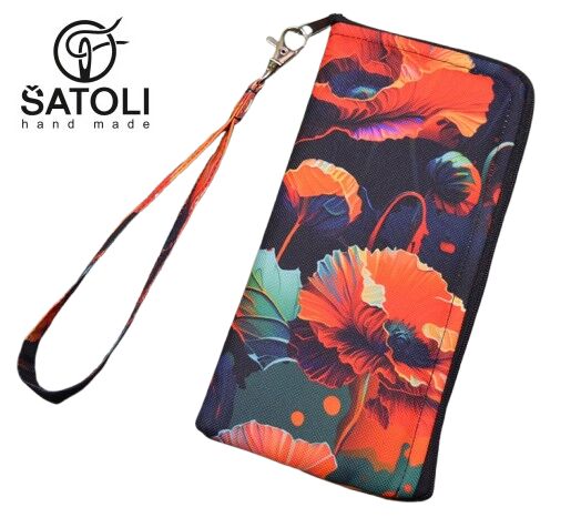 Obal/pouzdro na mobilní telefon vlčí máky