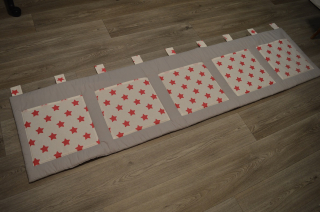 Velký kapsář na stěnu 200x50 cm hvězdička